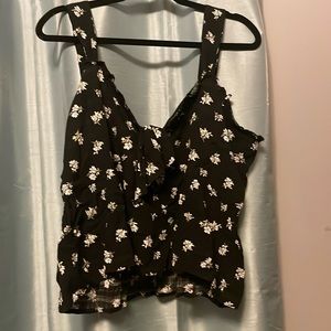 American Eagle Floral Tank Blouse